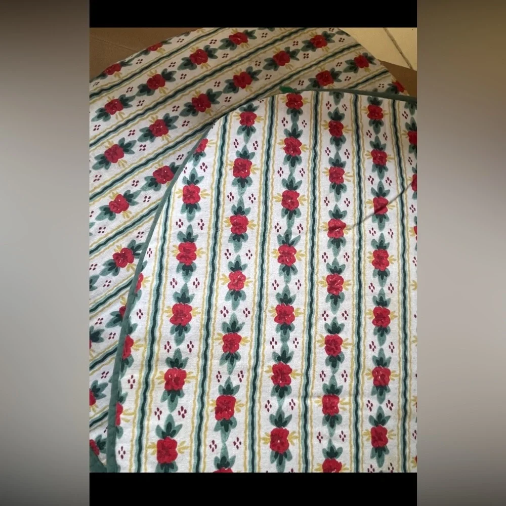 Vintage Rose Floral Seat Cushions